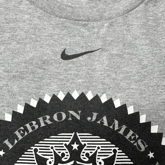 Nike Lebron James More Than a Game World Tour Graphic T-Shirt Grey Men’s XL - Picture 5 of 10